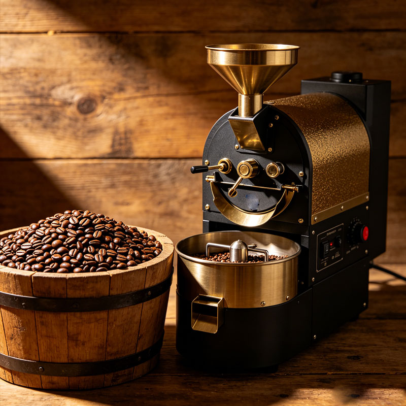 Coffee Equipment For Business - Промышленная роторная кофемашина для обжарки кофейных
