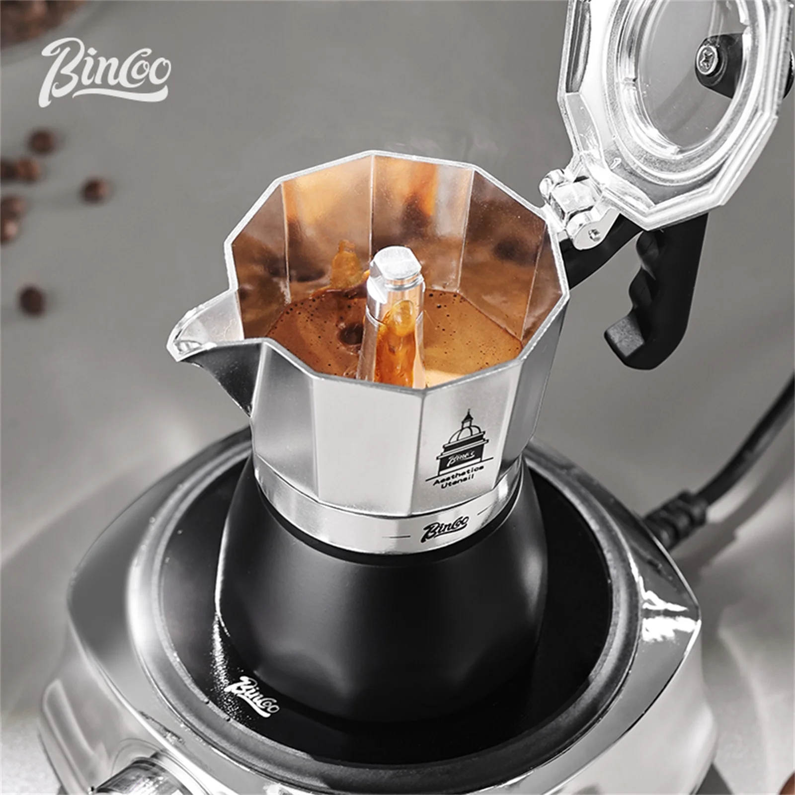 Мока-горшок BINCOO с двойным к – обзор и цена Hero Coffee Equipment