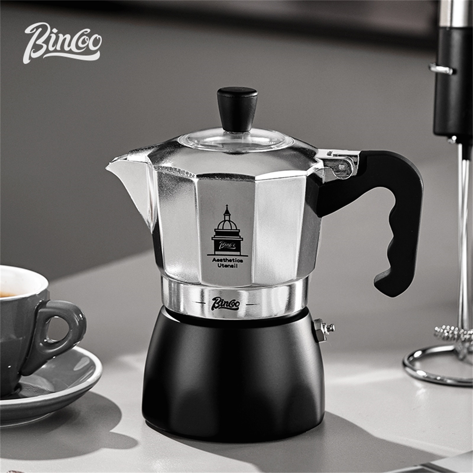 Мока-горшок BINCOO с двойным к – обзор и цена Hero Coffee Equipment