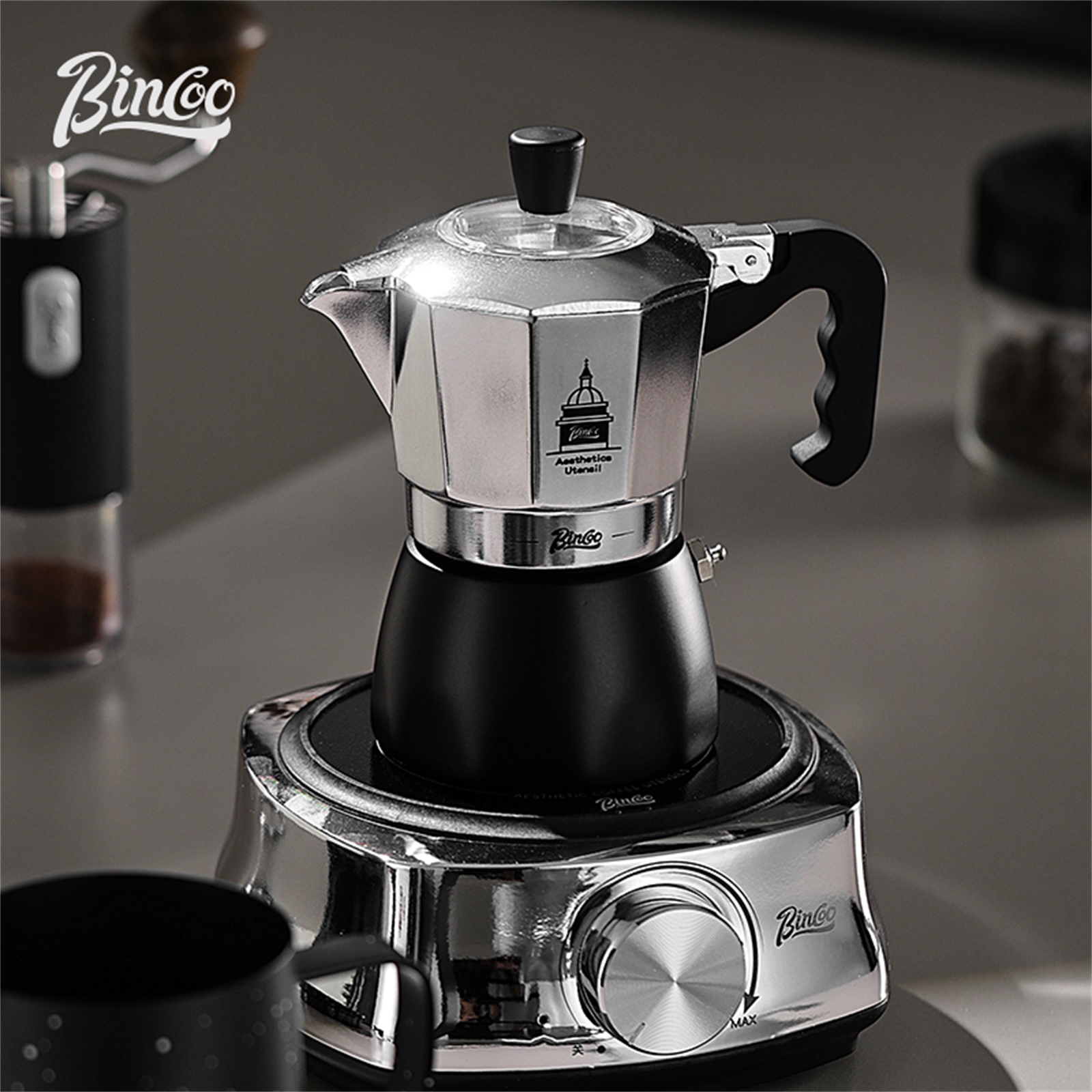 Мока-горшок BINCOO с двойным к – обзор и цена Hero Coffee Equipment