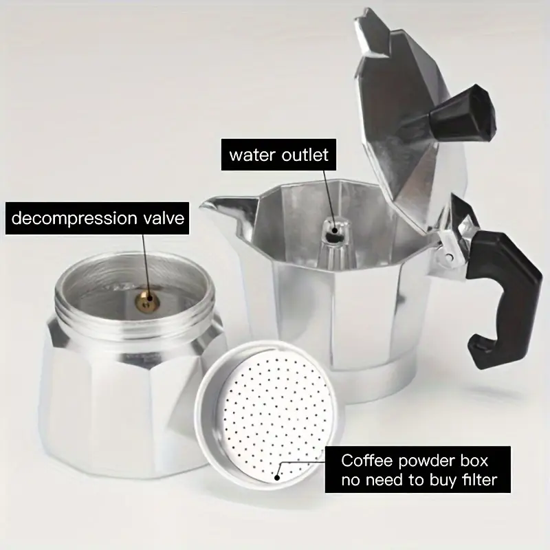 Классическая алюминиевая мока- – обзор и цена Hero Coffee Equipment
